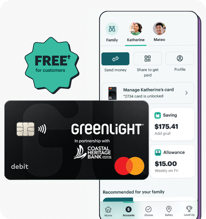 Greenlight App Homescreen